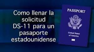 2. Formulario DS-11 para solicitud de pasaporte por primera vez