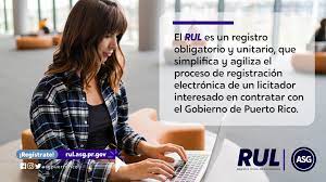 Formulario de solicitud para el Registro Único de Licitadores