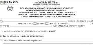 How to file the Return for Professional Services in Puerto Rico?
